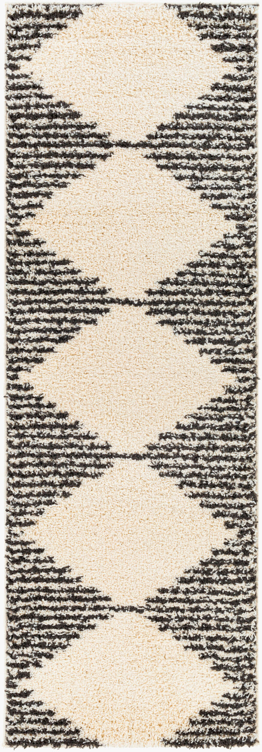 Beni Shag BSH-2308 7ft Runner Machine Woven Runner Rug