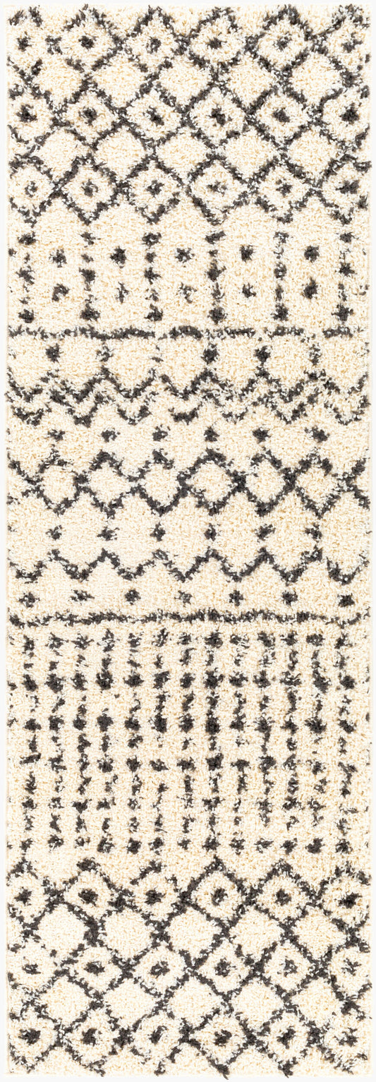 Beni Shag BSH-2309 7ft Runner Machine Woven Runner Rug