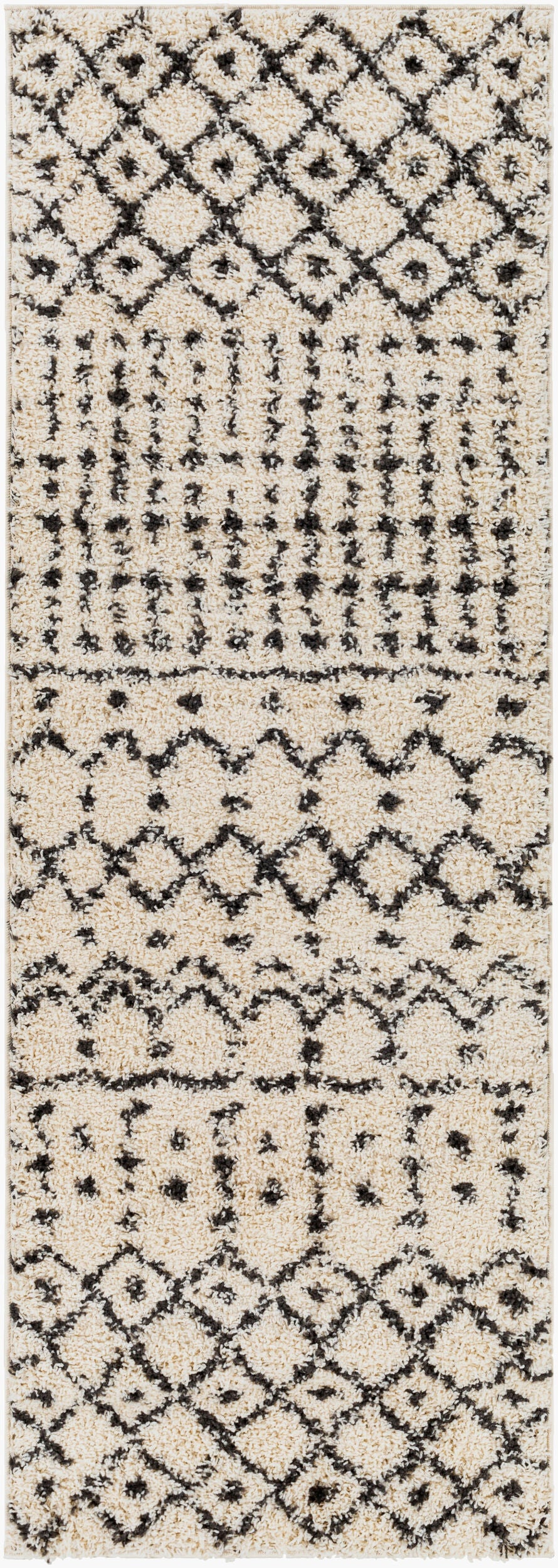 Beni Shag BSH-2310 7ft Runner Machine Woven Runner Rug
