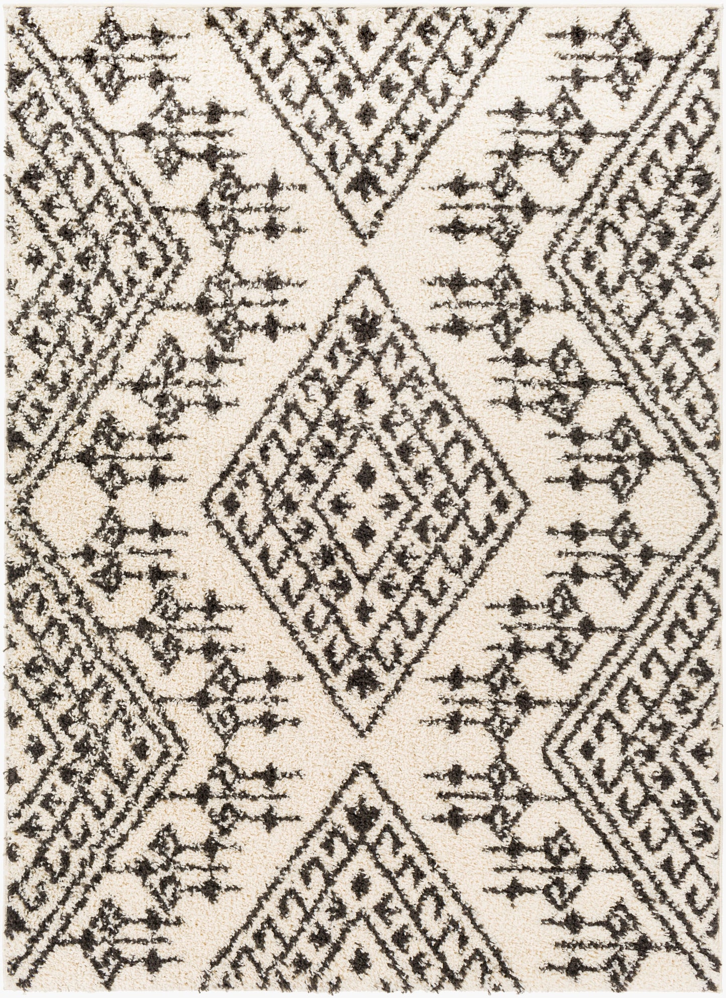 Beni Shag BSH-2311 6' x 9' Machine Woven Area Rug