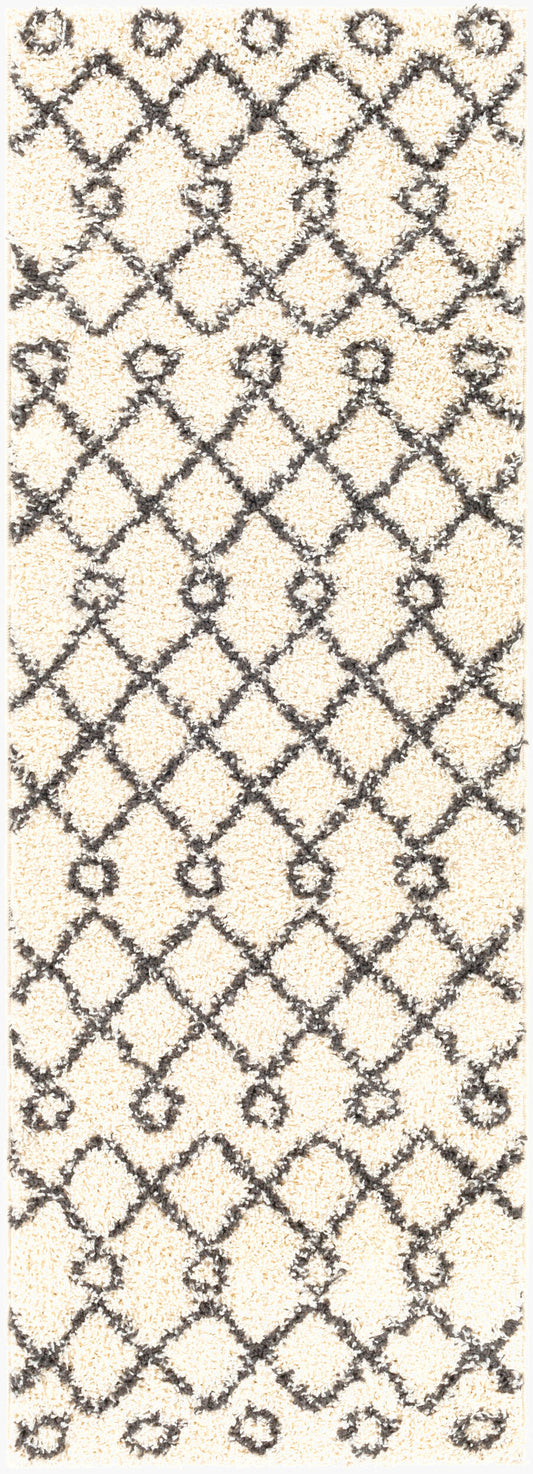 Beni Shag BSH-2313 7ft Runner Machine Woven Runner Rug