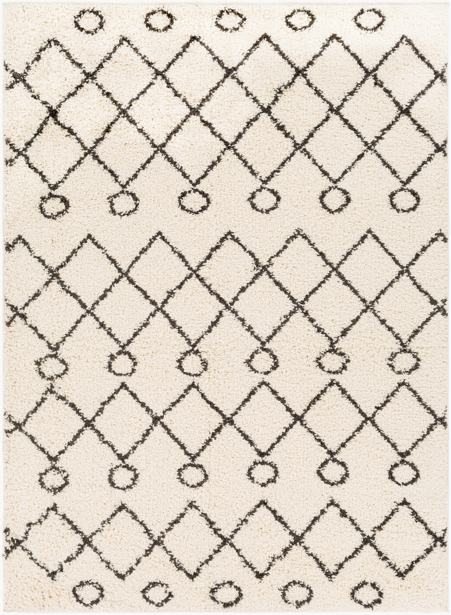 Beni Shag BSH-2313 5' x 7' Machine Woven Area Rug