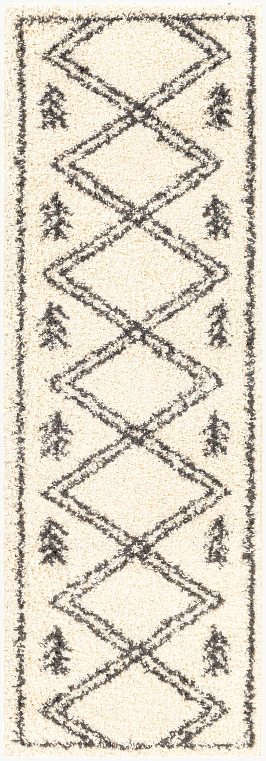 Beni Shag BSH-2315 7ft Runner Machine Woven Runner Rug