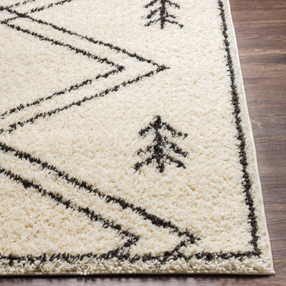 Beni Shag BSH-2315 Alfombra tejida a máquina de 5' x 7'