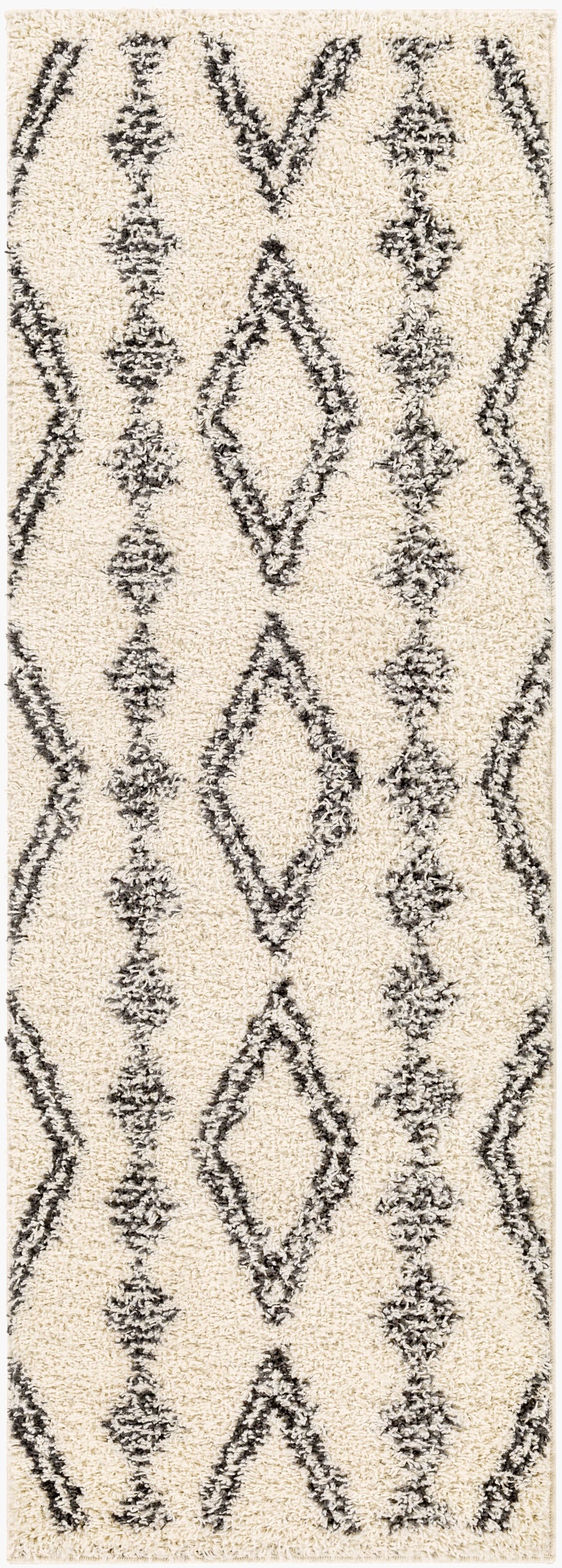 Beni Shag BSH-2318 7ft Runner Machine Woven Runner Rug