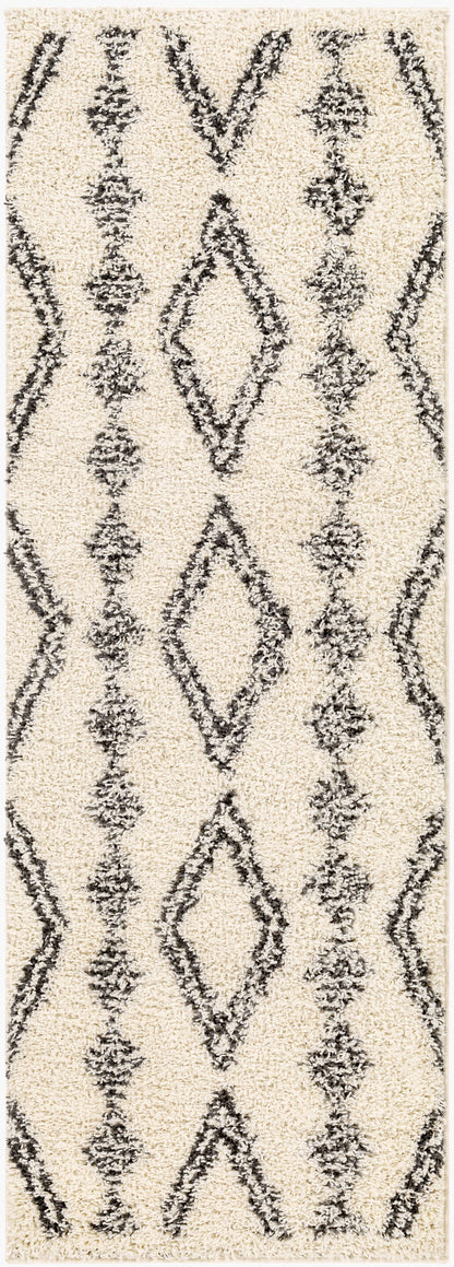 Beni Shag BSH-2318 7ft Runner Machine Woven Runner Rug