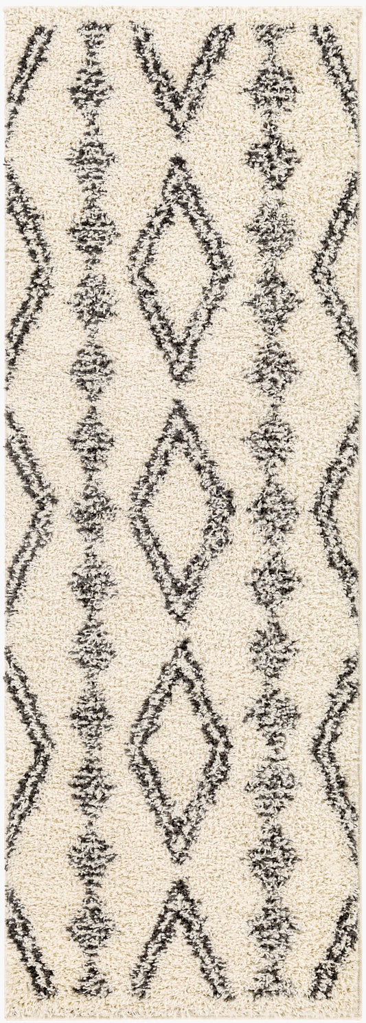Beni Shag BSH-2318 7ft Runner Machine Woven Runner Rug