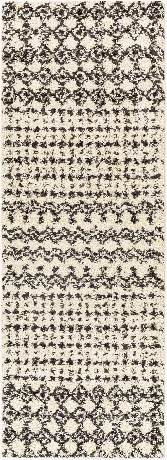 Beni Shag BSH-2319 7ft Runner Machine Woven Runner Rug