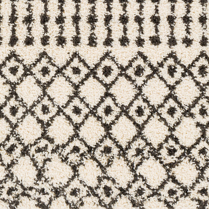 Beni Shag BSH-2319 5' x 7' Machine Woven Area Rug