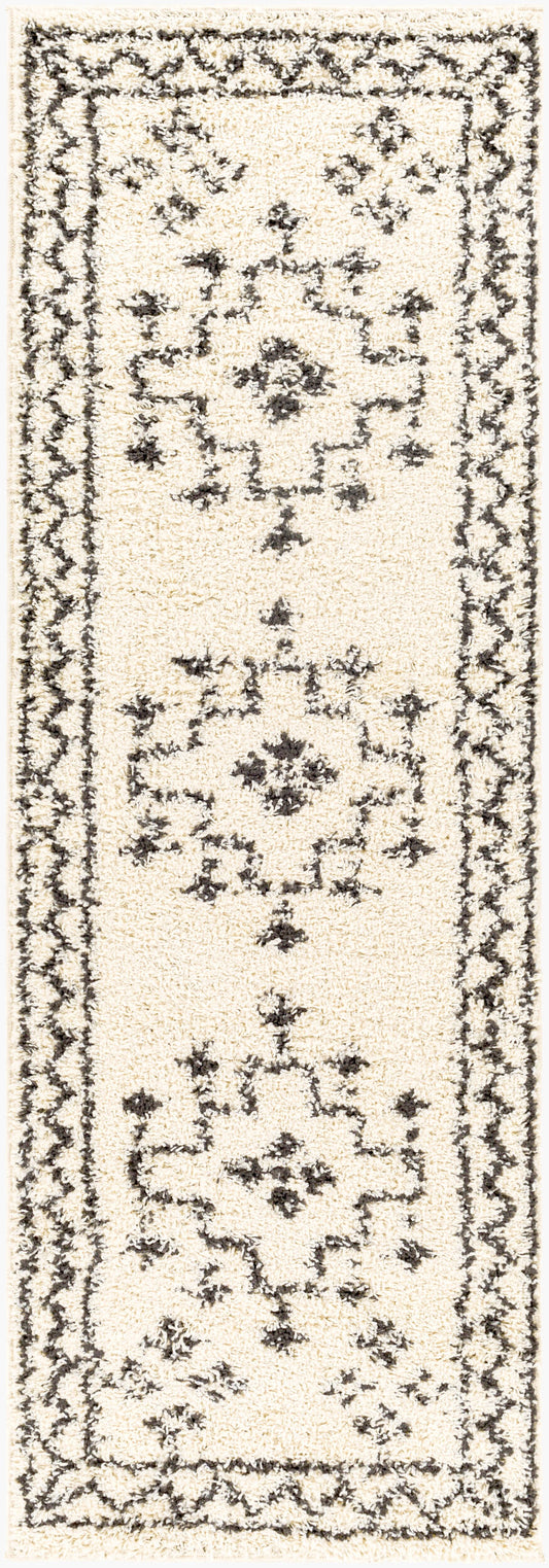 Beni Shag BSH-2320 7ft Runner Machine Woven Runner Rug