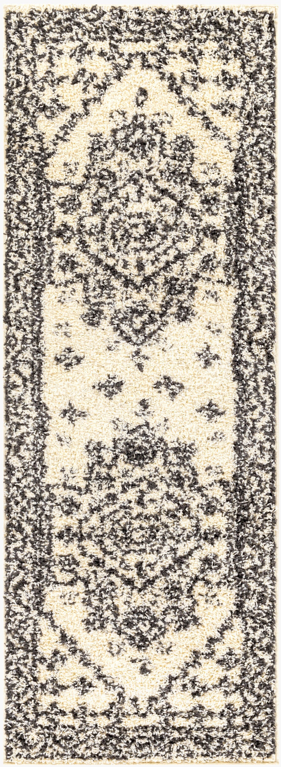 Beni Shag BSH-2321 7ft Runner Machine Woven Runner Rug