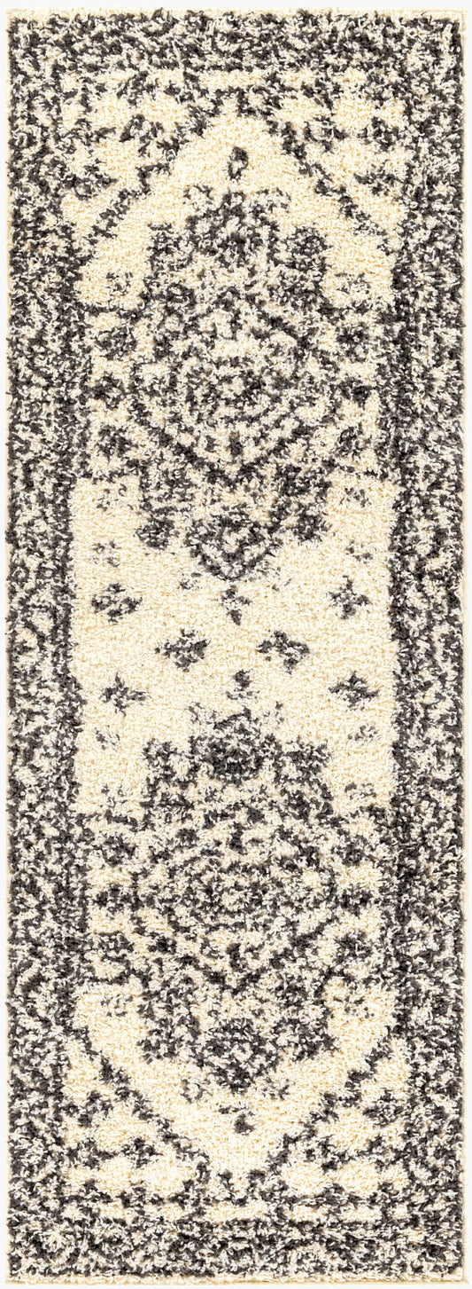 Beni Shag BSH-2321 7ft Runner Machine Woven Runner Rug
