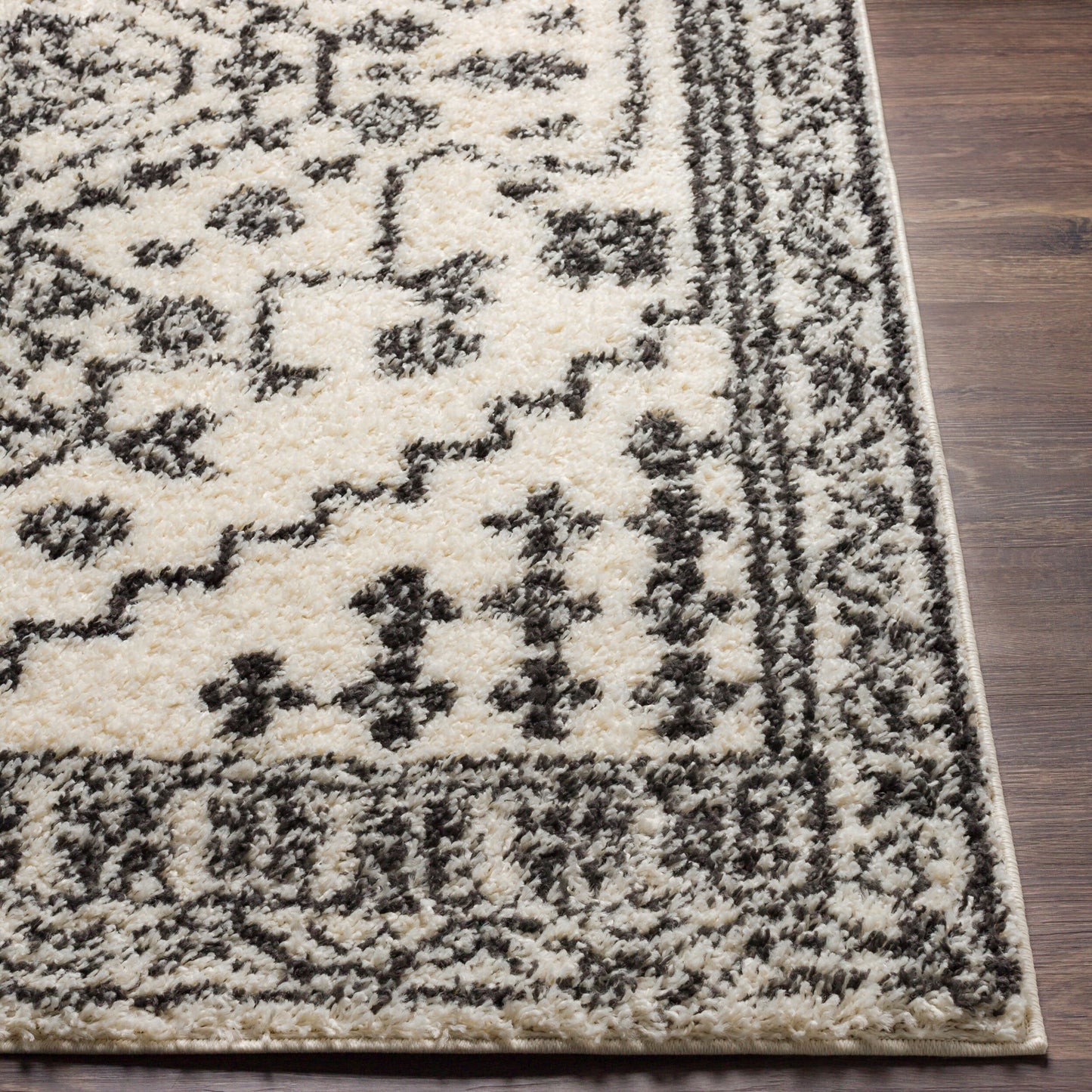 Beni Shag BSH-2321 5' x 7' Machine Woven Area Rug