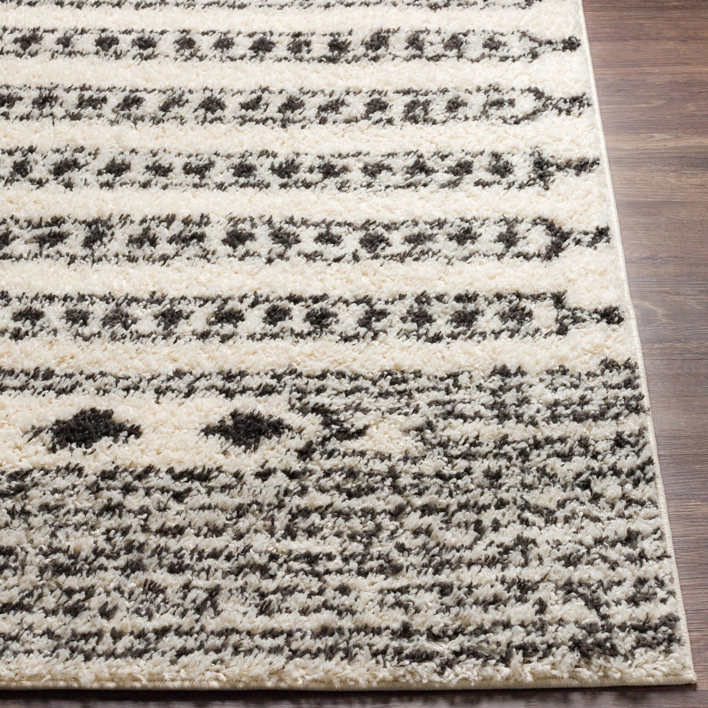 Beni Shag BSH-2323 5' x 7' Machine Woven Area Rug