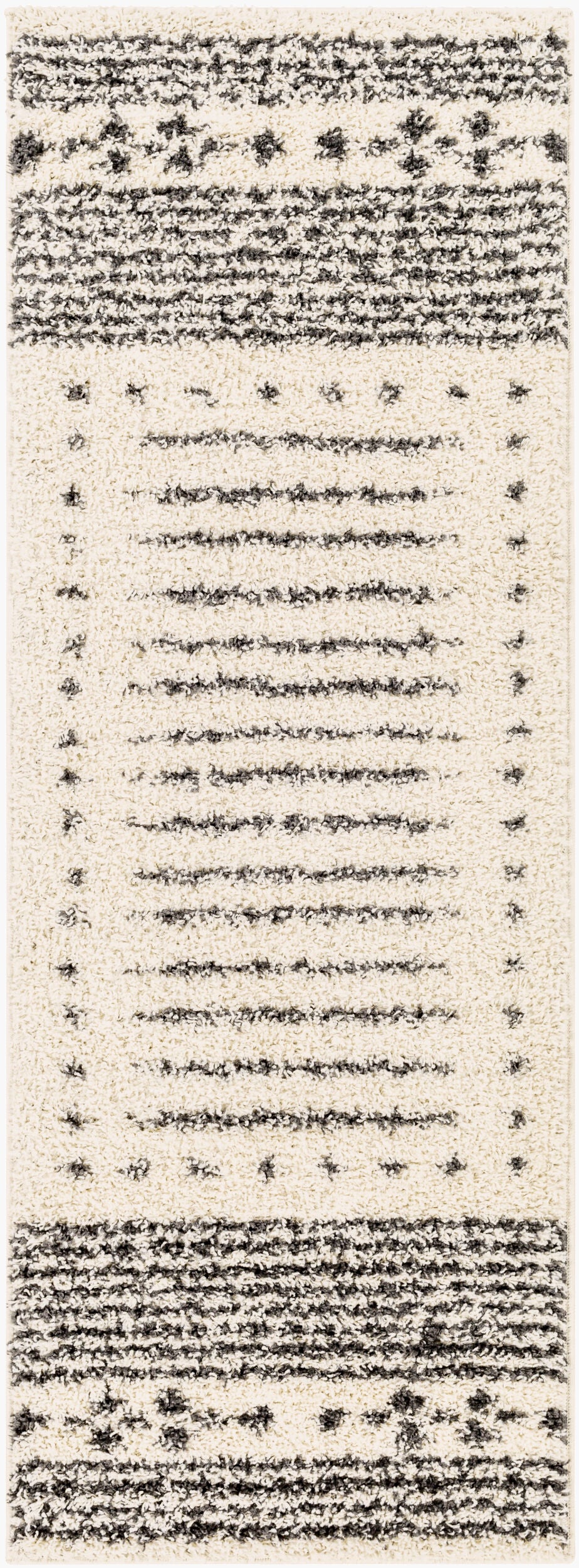 Beni Shag BSH-2327 7ft Runner Machine Woven Runner Rug