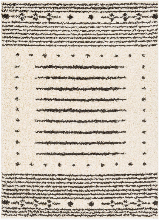 Beni Shag BSH-2327 6' x 9' Machine Woven Area Rug