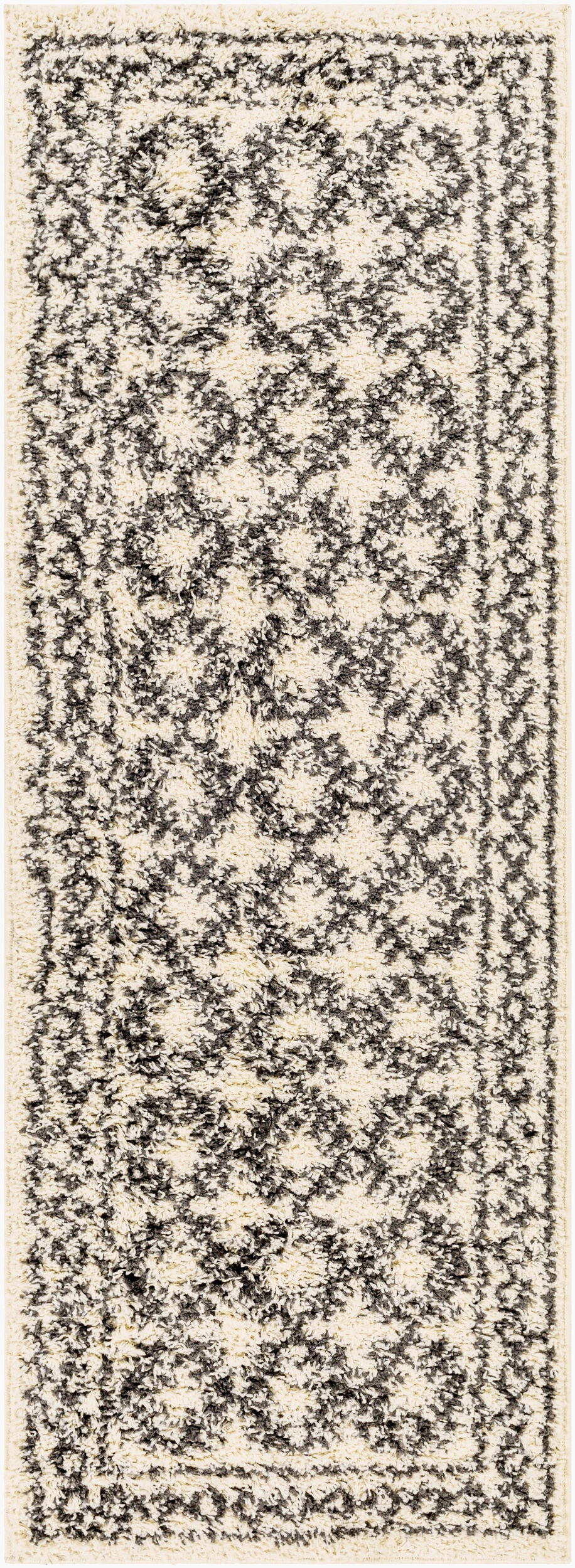 Beni Shag BSH-2328 7ft Runner Machine Woven Runner Rug