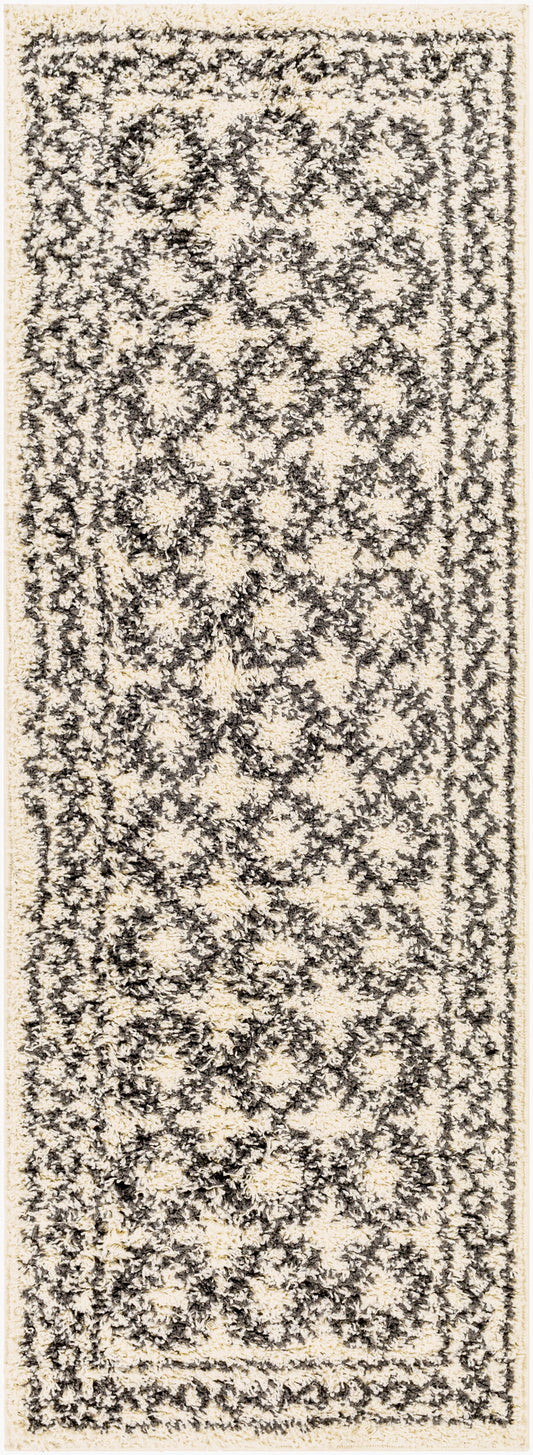 Beni Shag BSH-2328 7ft Runner Machine Woven Runner Rug