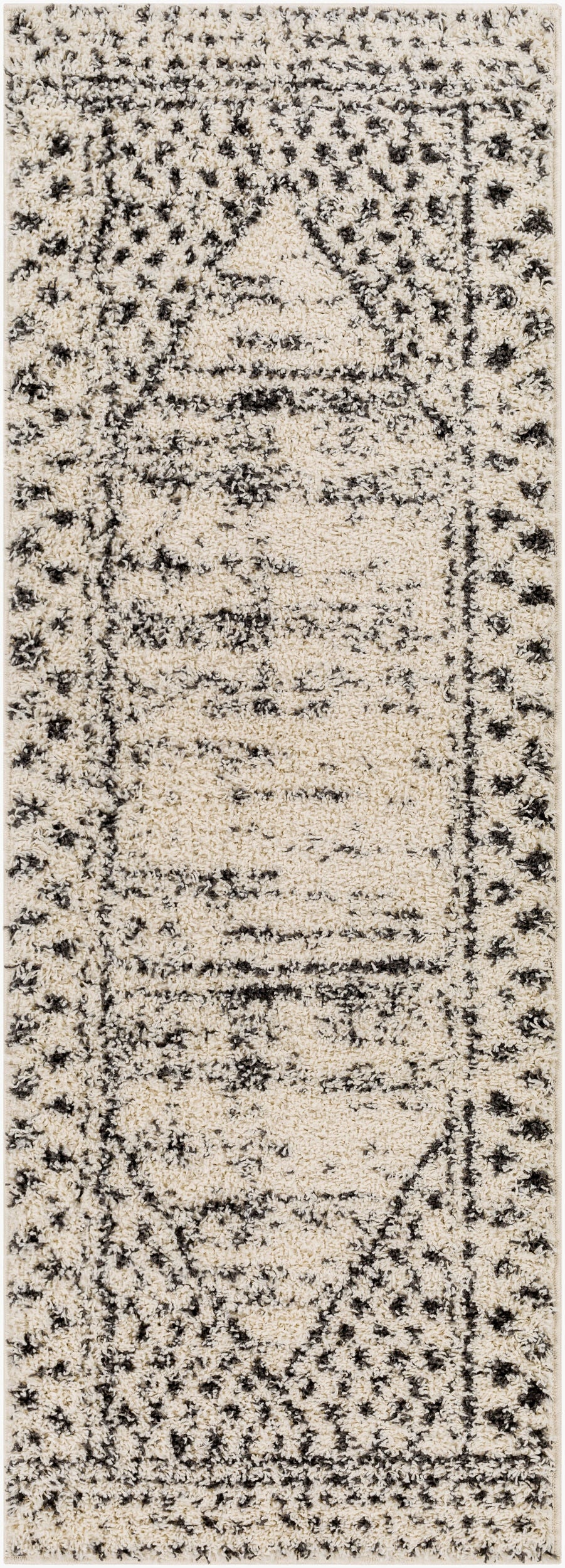 Beni Shag BSH-2330 7ft Runner Machine Woven Runner Rug