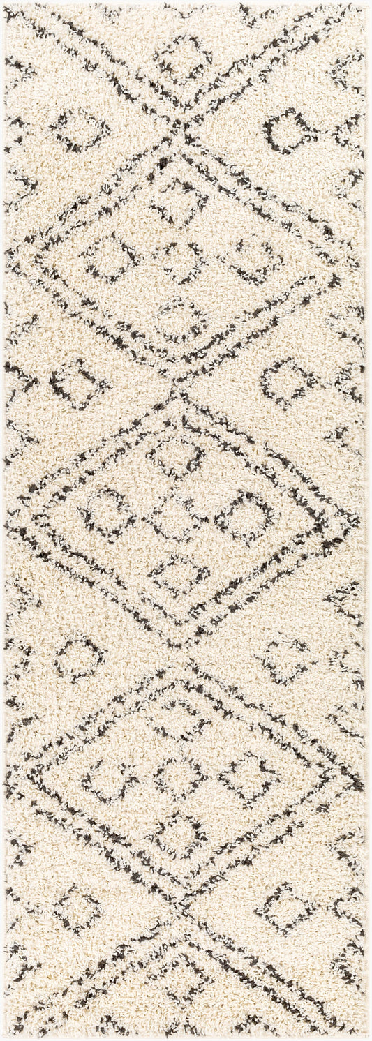Beni Shag BSH-2331 7ft Runner Machine Woven Runner Rug