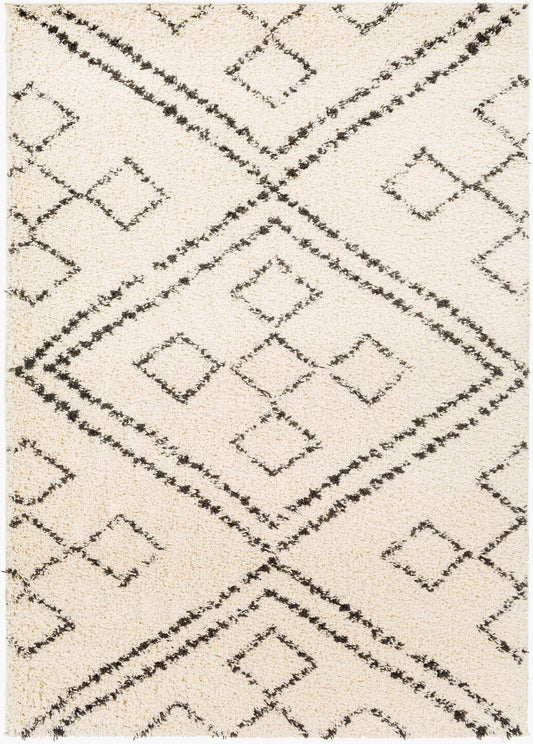 Beni Shag BSH-2331 Alfombra tejida a máquina de 5' x 7'