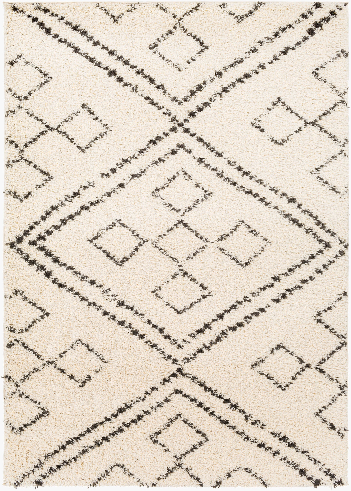 Beni Shag BSH-2331 6' x 9' Machine Woven Area Rug