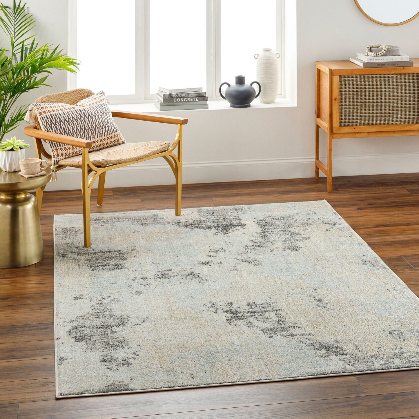 Alfombra tejida a máquina Bitlis BSI-2301 de 1,52 m x 2,13 m