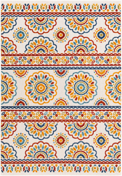 Alfombra tejida a máquina para interior y exterior Big Sur BSR-2307 de 1,52 m x 2,13 m