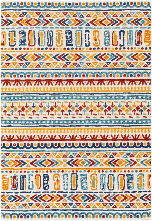 Big Sur BSR-2314 5' x 7' Machine Woven Indoor/Outdoor Area Rug