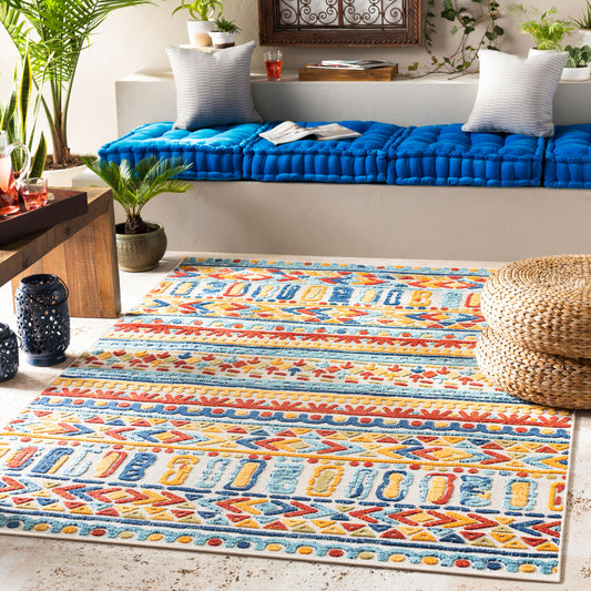 Big Sur BSR-2314 8' x 10' Machine Woven Indoor/Outdoor Area Rug