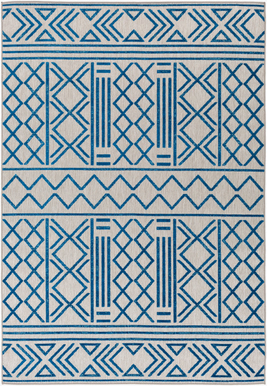 Big Sur BSR-2315 5' x 7' Machine Woven Indoor/Outdoor Area Rug