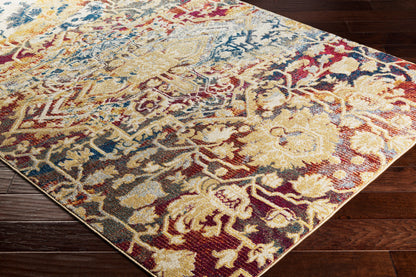 Alfombra decorativa tejida a máquina Bosphorous BSS-3400 de 2' x 3'