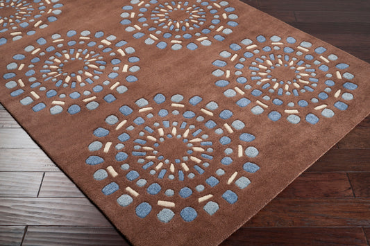 Alfombra de lana hecha a mano Bombay BST-479 de 2,7 x 3,6 m