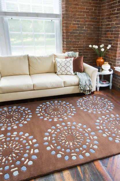 Alfombra de lana hecha a mano Bombay BST-479 de 2,7 x 3,6 m