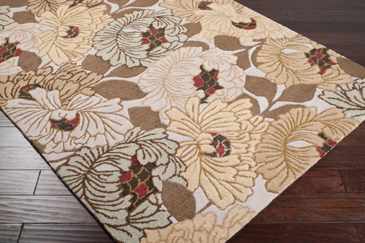 Bombay BST-512 8ft Square Handmade Wool Area Rug