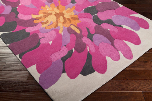 Alfombra de lana hecha a mano Bombay BST-529 de 2,7 x 3,6 m