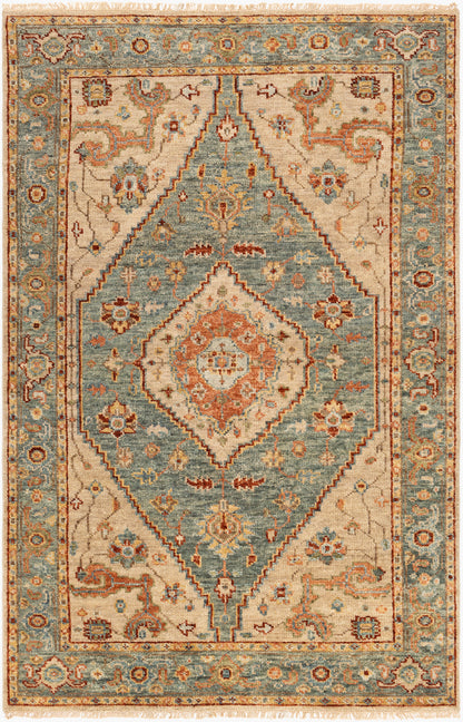 Biscayne BSY-2301 2' x 3' Handmade Wool Accent Rug