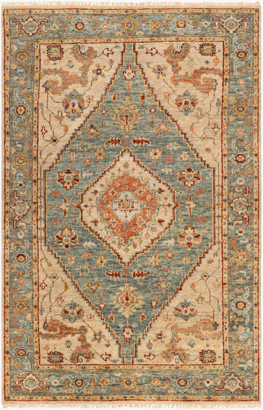Biscayne BSY-2301 2' x 3' Handmade Wool Accent Rug