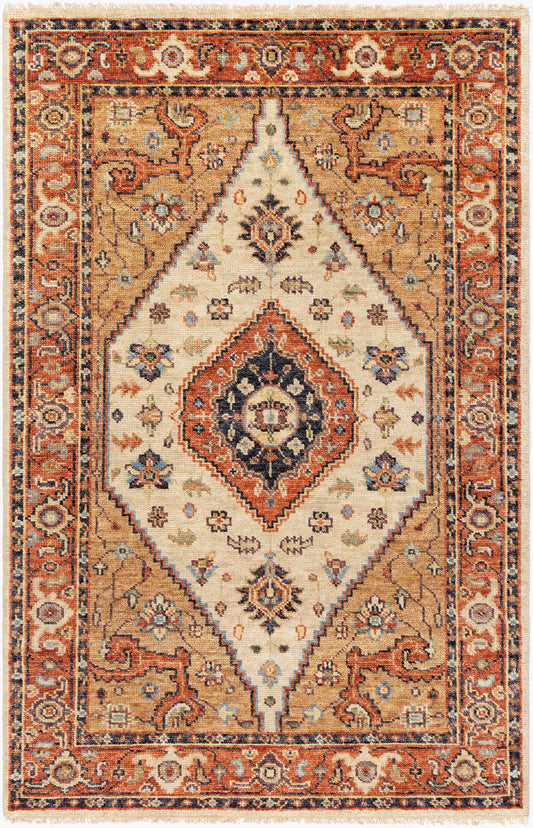 Biscayne BSY-2302 2' x 3' Handmade Wool Accent Rug