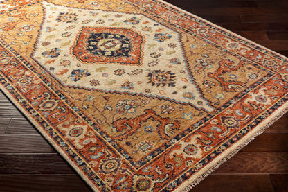 Biscayne BSY-2302 2' x 3' Handmade Wool Accent Rug