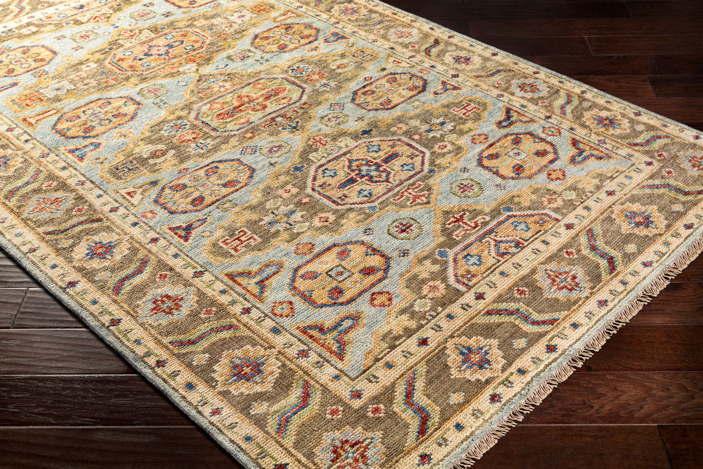 Biscayne BSY-2303 2' x 3' Handmade Wool Accent Rug