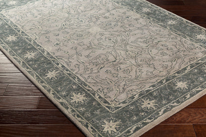 Alfombra de lana hecha a mano Blumenthal BUH-1003 de 2,7 x 3,6 m