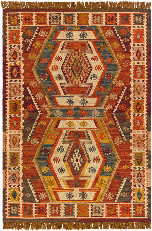 Bursa BUR-2300 2' x 3' Handmade Recyled Accent Rug