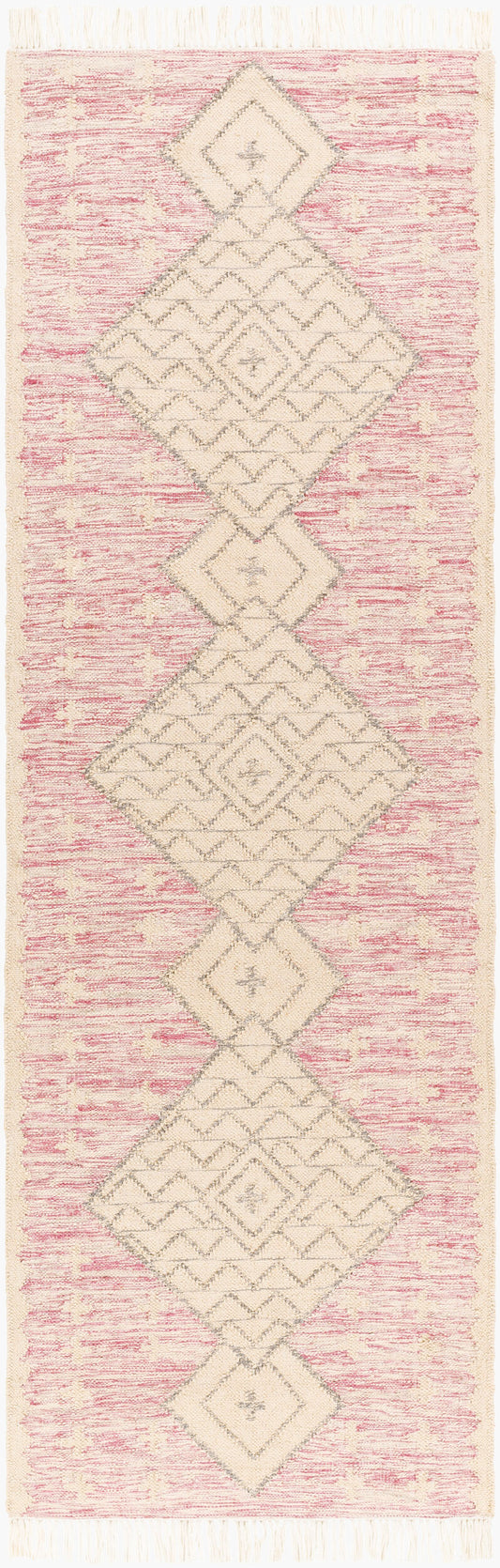 Bursa BUR-2303 8ft Runner Handmade Recyled Runner Rug