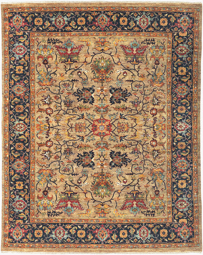 Bursa BUR-9117 2' x 3' Handmade Wool Accent Rug
