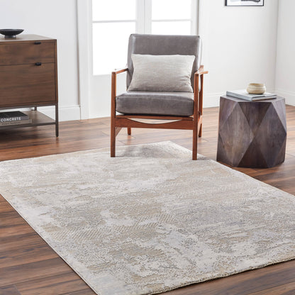 Alfombra decorativa tejida a máquina Brunswick BWK-2329 de 2' x 3'