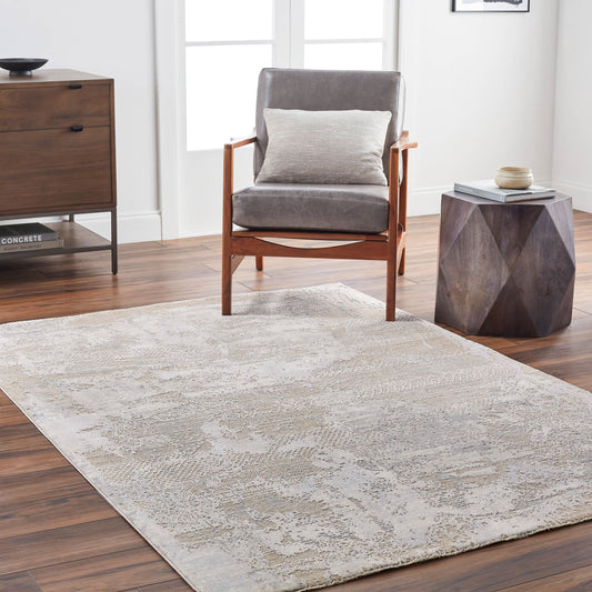 Alfombra decorativa tejida a máquina Brunswick BWK-2329 de 2' x 3'