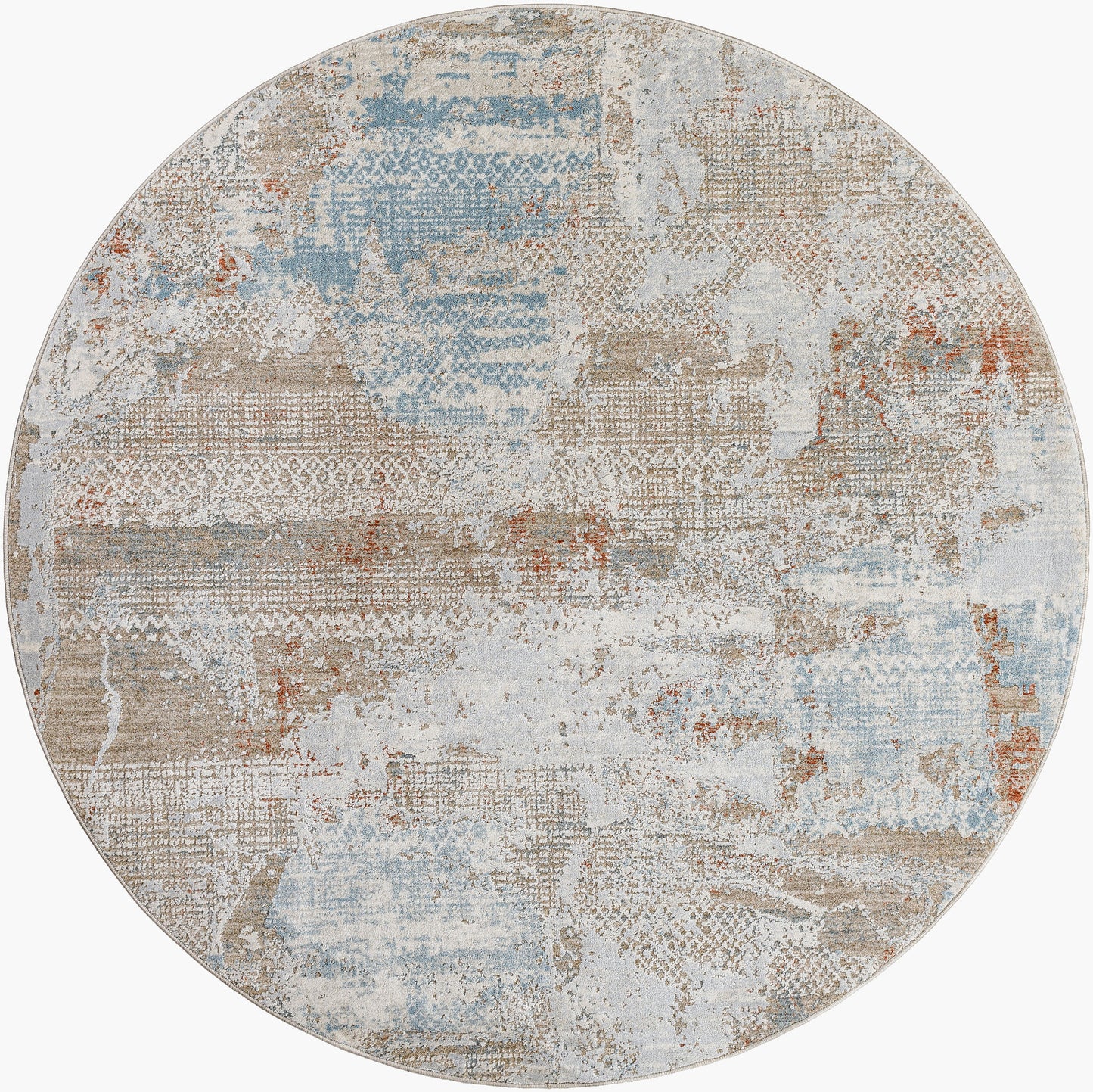 Alfombra redonda tejida a máquina Brunswick BWK-2330 de 1,5 m