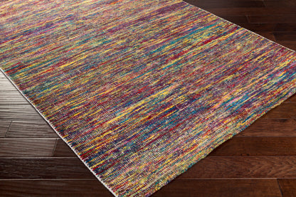 Bazaar BZR-8001 2' x 3' Handmade Recyled Accent Rug