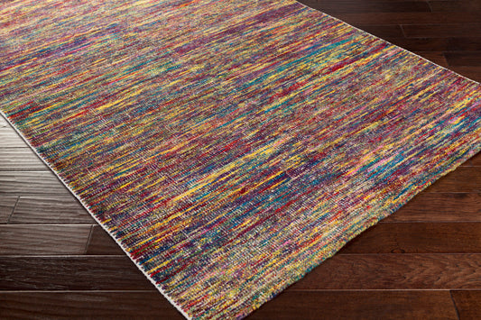 Bazaar BZR-8001 2' x 3' Handmade Recyled Accent Rug